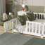 Ensemble de lit de sol moderne Twinkle avec porte, bois d'hévéa et garde-corps de sécurité-115630471-115630470