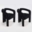 Ensemble de 2 chaises demi-tonneau Accent-2077496001