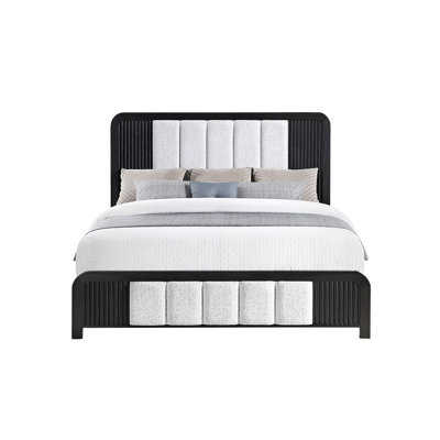 Beverly Black And White Queen Bed