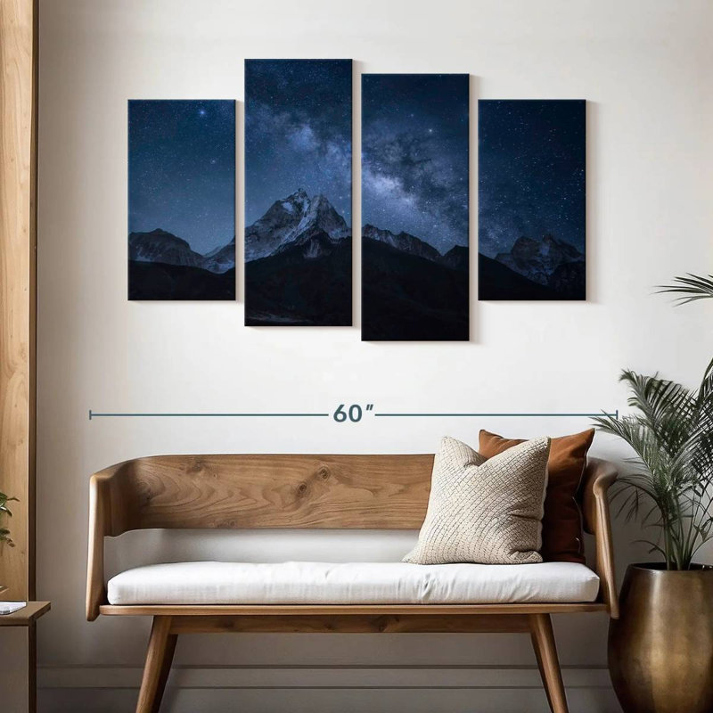 Starlit Ama Dablam Peaks, H 32 po x l 52 po