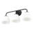 Dorinda 3-Light Vanity Light in Matte Black with Opal Glass-161744256