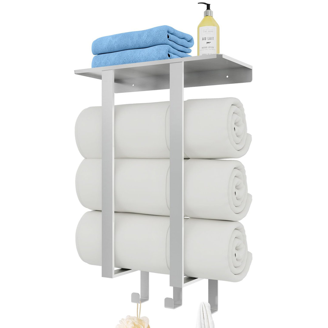 Towel Racks Wall Mounted-50" H x 32" W x 16" D