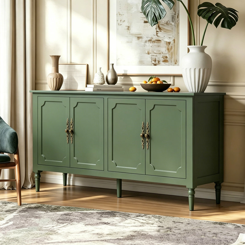 Buffet Farmhouse 59 "avec tablettes réglables, Green