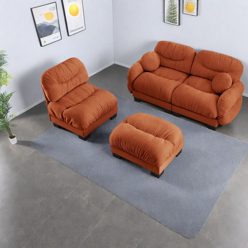 Canapé modulaire en L 3 places