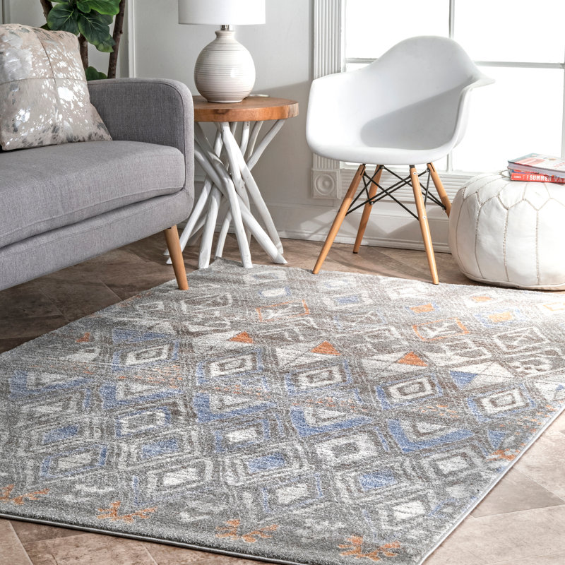Muscogee Southwestern Indoor Rug, Rectangle 4' x 6'