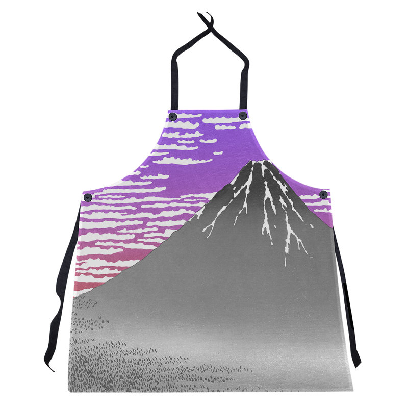 Tablier à vent clair katsushika hokusai, fine, Gris / Mauve