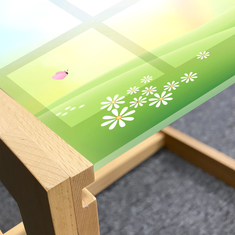Multicolore, table basse East Urban Home Spring, H 24,4 po x L 29,13 po x P 15,75 po