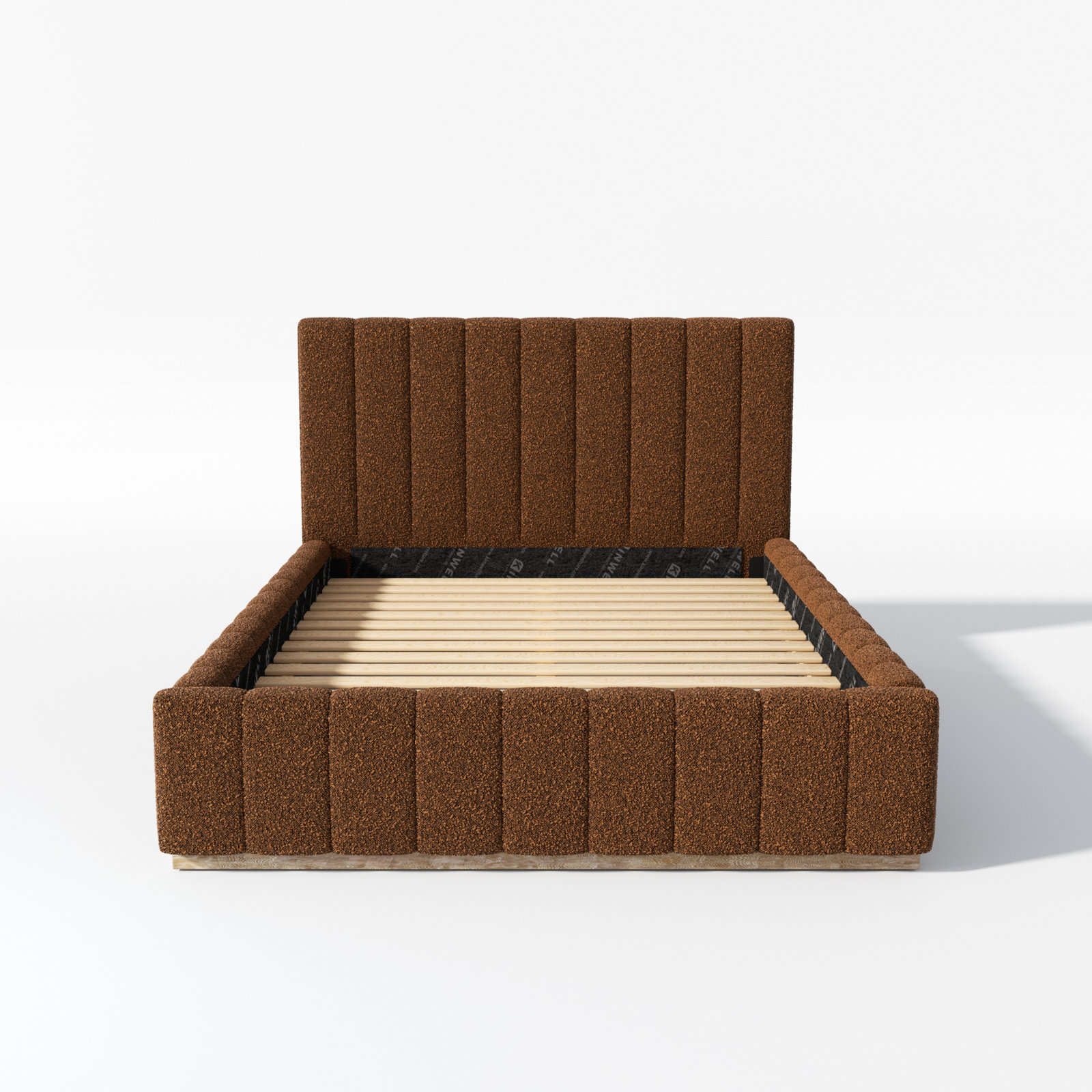 Braesyn Upholstered Bed, Brown, Full / Double