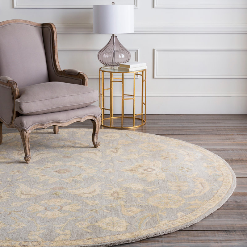 Arden Wool Oriental Indoor Rug, Round 6'