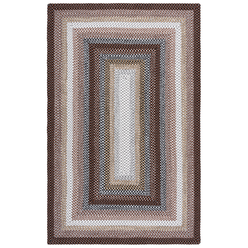 Tapis intérieur / extérieur tressé lavable à la machine, Rectangulaire 2 pi x 3 pi