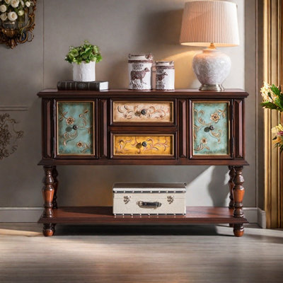 Armoire d'appoint multifonctionnelle de style américain