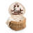 Heart Wicker Picnic Basket with 2 Person Picnic Set - Couple Gifts
