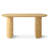 Drusi 60" Burl Wood Waterfall Console Table