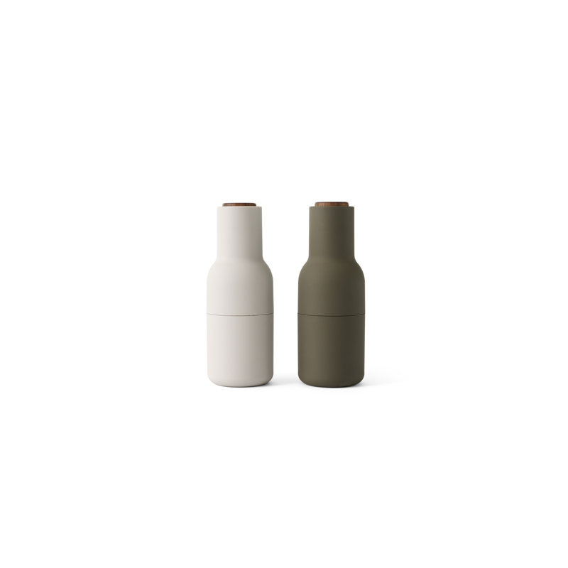 Salt & Pepper Mill Set, Hunting Green/Beige