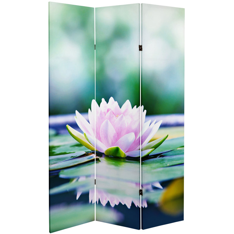 Cloison pliante à 3 panneaux, Lotus