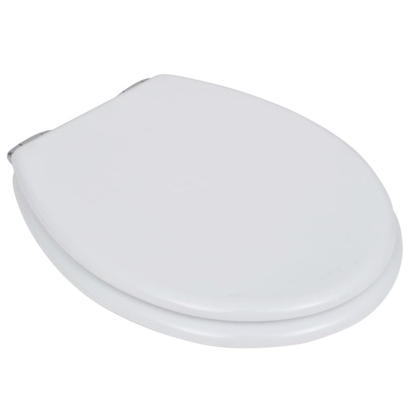 Cebert Round Standard Toilet Seat, White