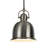 1 - Light Brushed Nickel Single Pendant
