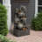 Eshell 8.5" Outdoor Water Fountain With LED Lights-782977059