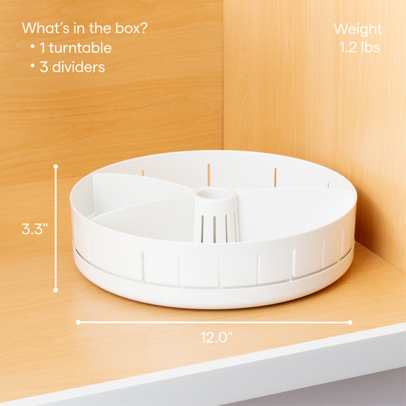 Table tournante sous l'évier YouCopia® SinkSuite® avec séparateurs réglables