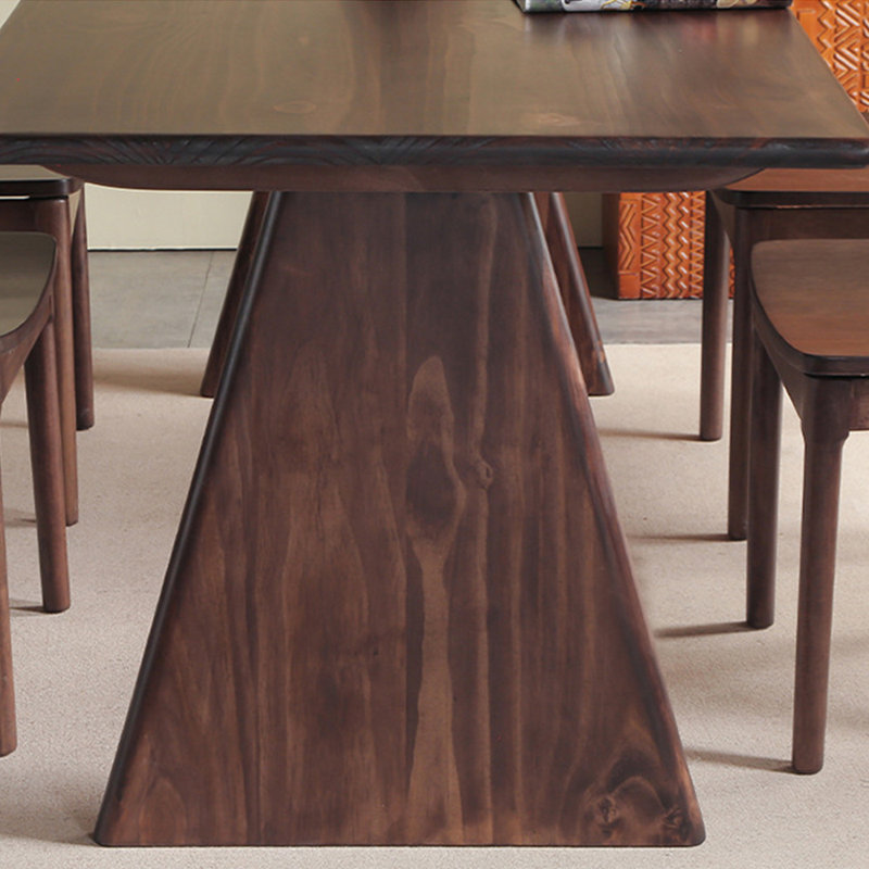 Une table de salle à manger en bois de frêne robuste et durable, H 29,53 po x L 70,87 po x l 31,5 po