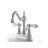 Kingston Brass Bel-Air Two-Handle 3-Hole Deck Mount 4" Centerset Bathroom Faucet with Plastic Pop-Up-28237164