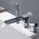 1 Handle Deck Waterfall Faucet with Diverter