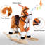 Cheval à bascule en peluche pour enfants