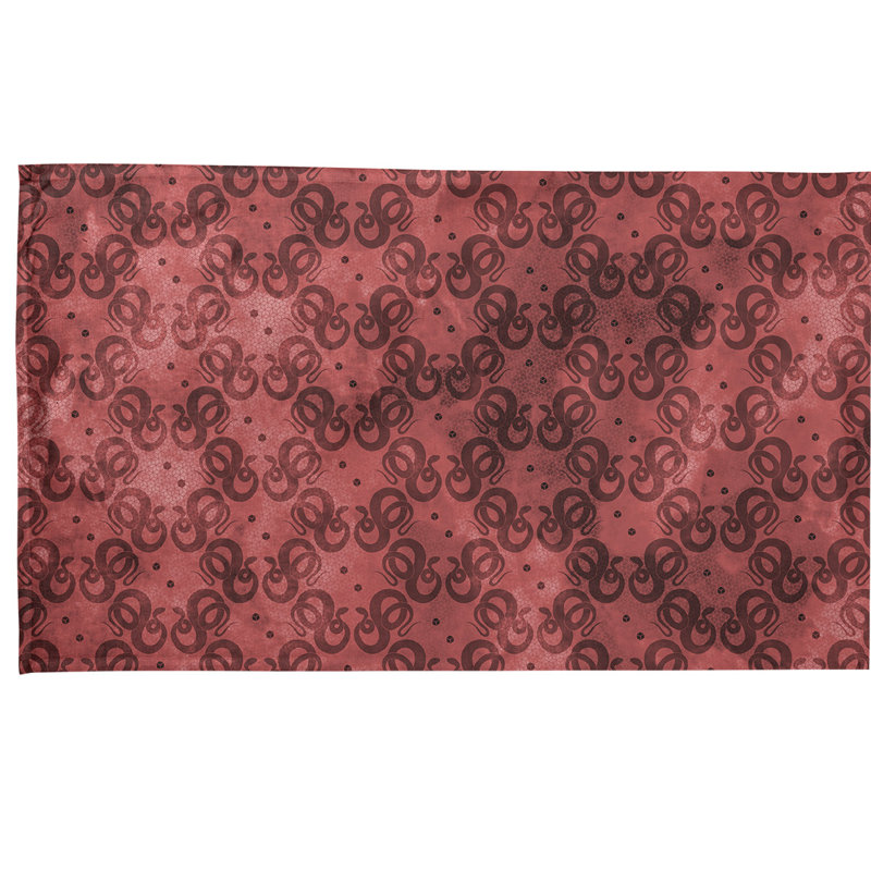 Tea Towel Kitchen Towel, Poly Twill, Red