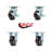 4 Piece Polyurethane Caster Set