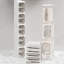 Plastic / Acrylic Frame Mounted Bathroom Cabinet