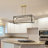 Richas 5 - Light 28.54"W Dimmable LED Square / Rectangle Chandelier