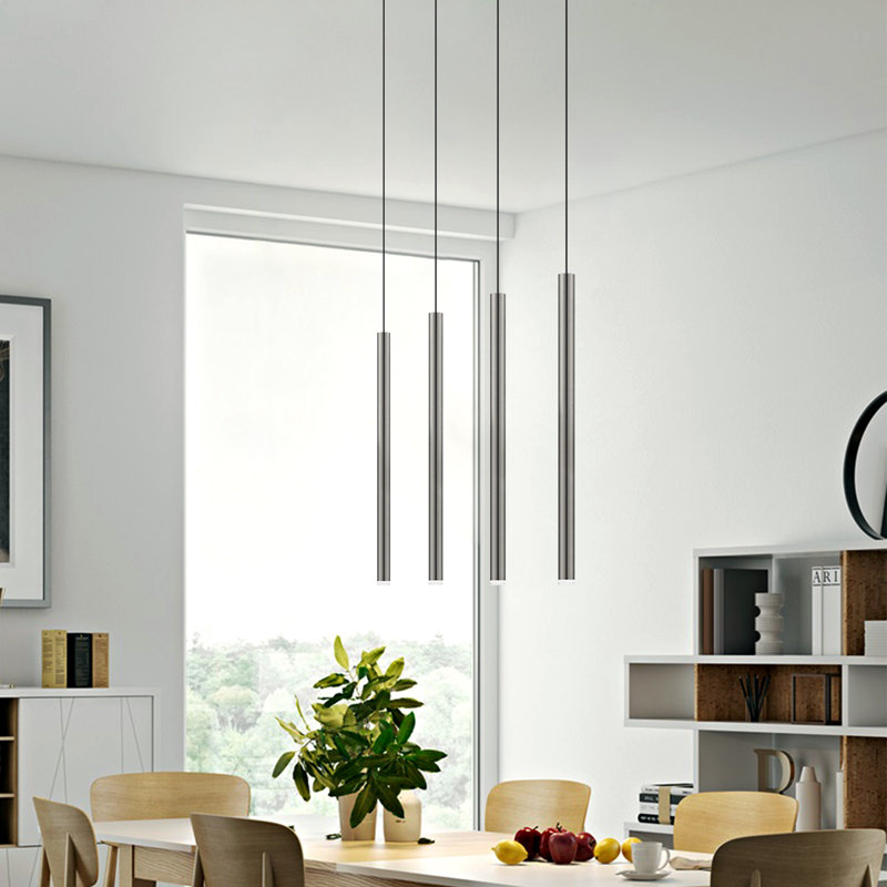 Baileyton 4 - Light Kitchen Island Pendant, Nickel