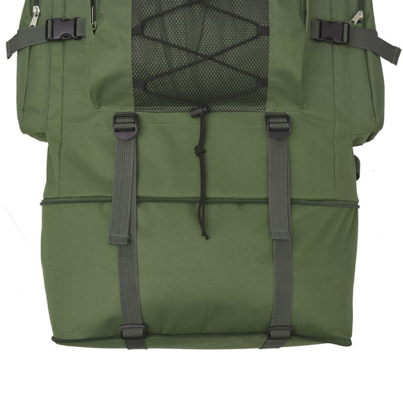 Vidaxl Army-Style Backpack XXL 100 L Green