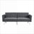 Sofas Couches | Modern Convertible Sleeper Loveseat for Small Spaces Apartment | Charcoal Gray | Linen-124630726