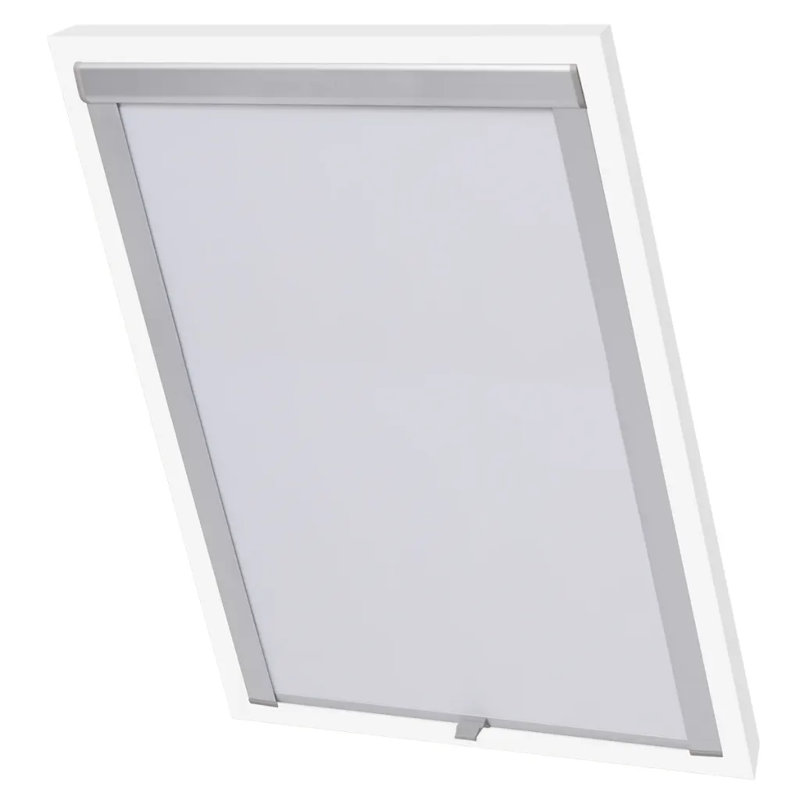 Blackout Roller Blind, 100cm W x 150cm L, Light Gray