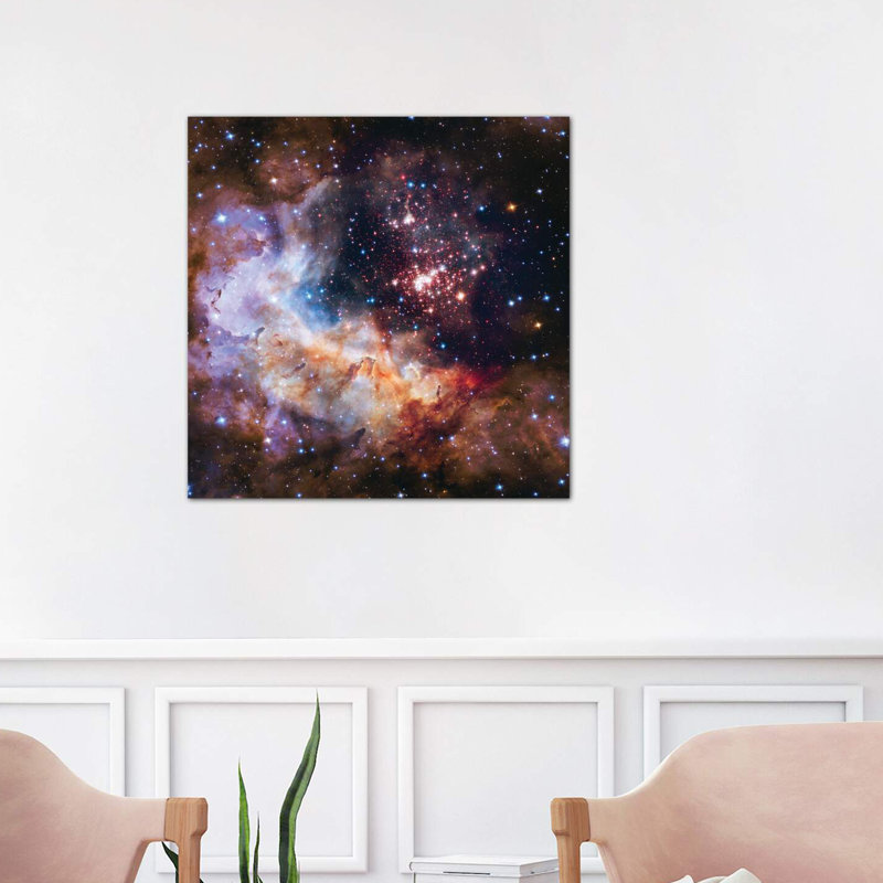 Celestial Fireworks Westurland 2 Hubble Space Telescope 25Th Anniversary Image 1 Piece Wrapped Canvas Wall Art
