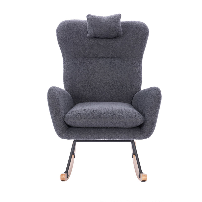 Chaise berçante Teddy, Gris