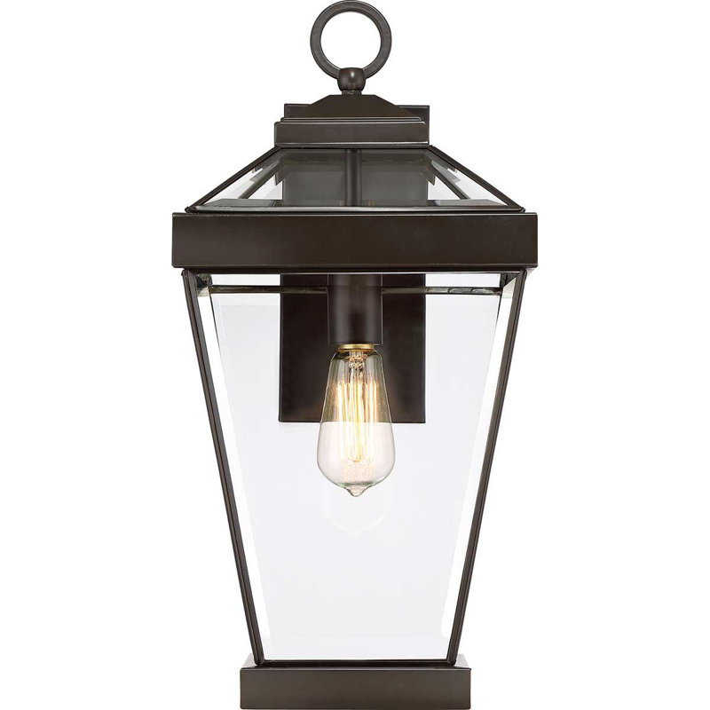 Watervale Black 51cm H Outdoor Wall Lantern