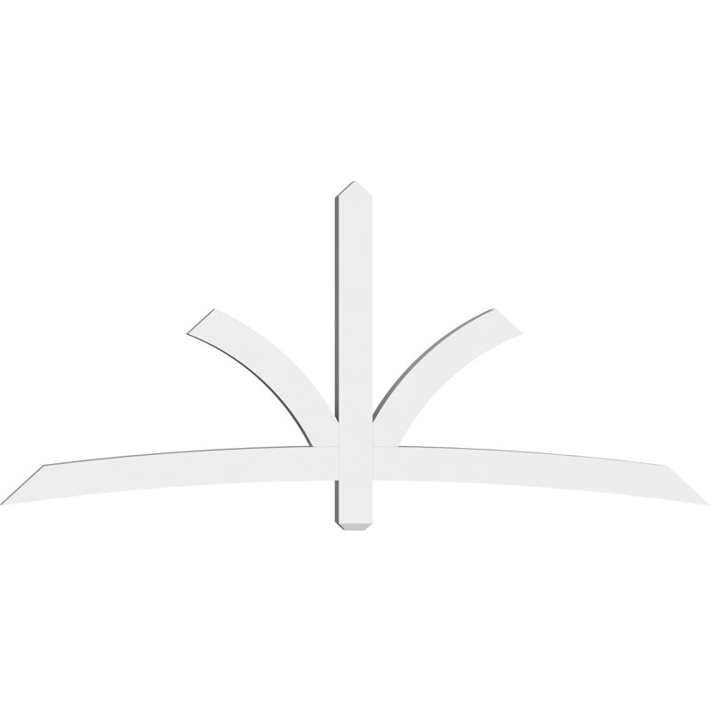 Support pour pignon Davenport, H 38,5 po x l 84 po (pas: 11/12), P 4 po x F 4 po, PVC