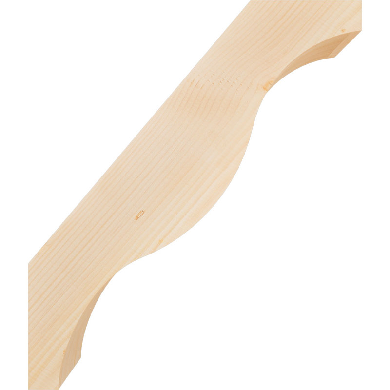 Attelle de genou Funston, Sapin de Douglas, Lisse, H 28 po x l 5,5 po x P 24 po