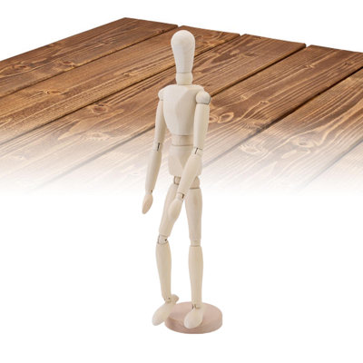 Mannequin d'artiste articulé en bois