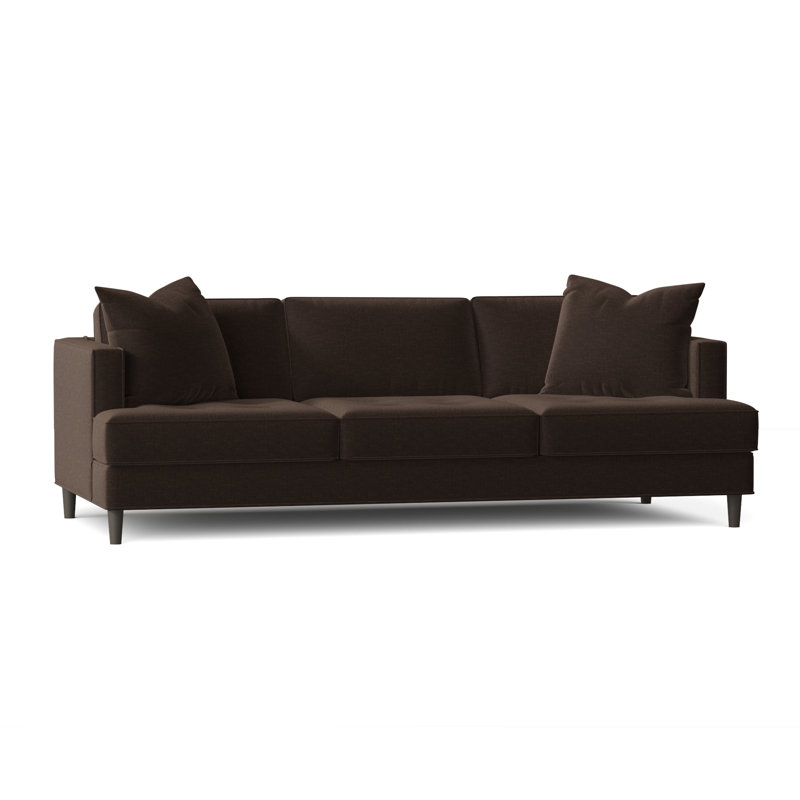 Upholstered 84'' Sofa, Napa Brown Chenille