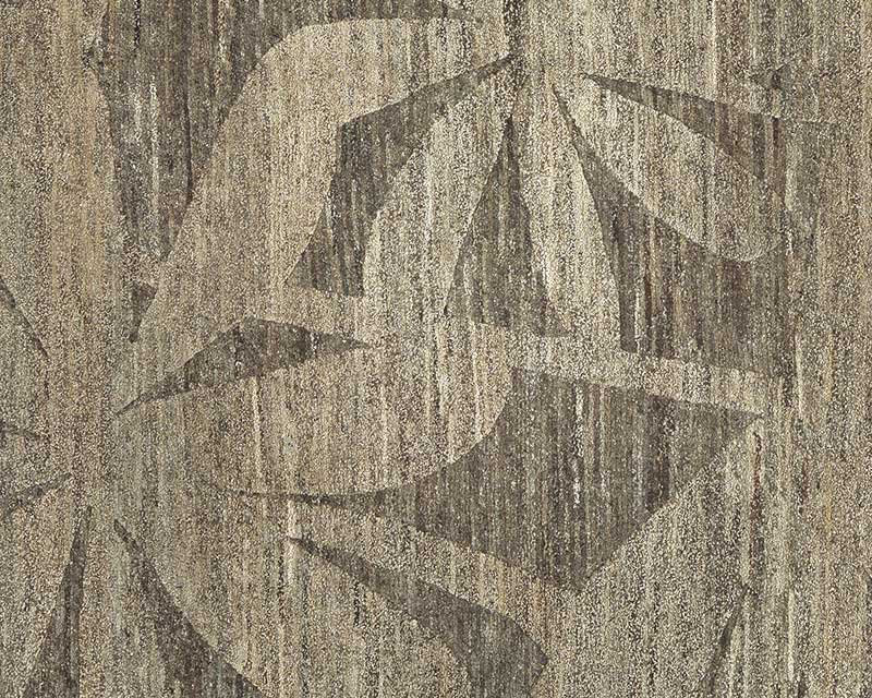 Paradise Floral Area Rug in Gray, Rectangle 8' x 10'