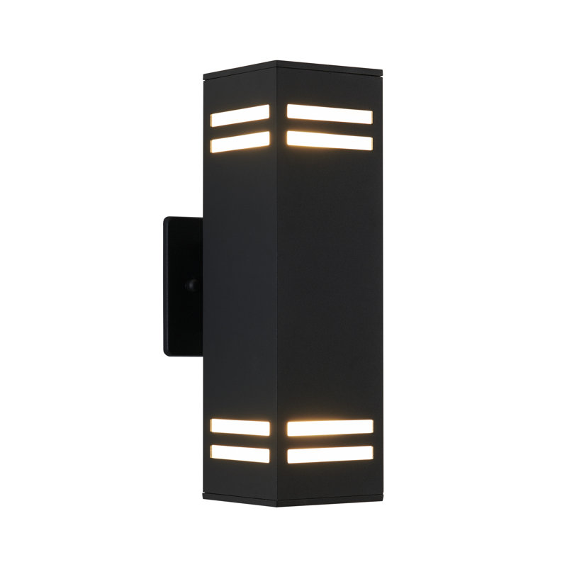 Applique murale d'extérieur à 2 ampoules H 12,99 po Racette, Noir