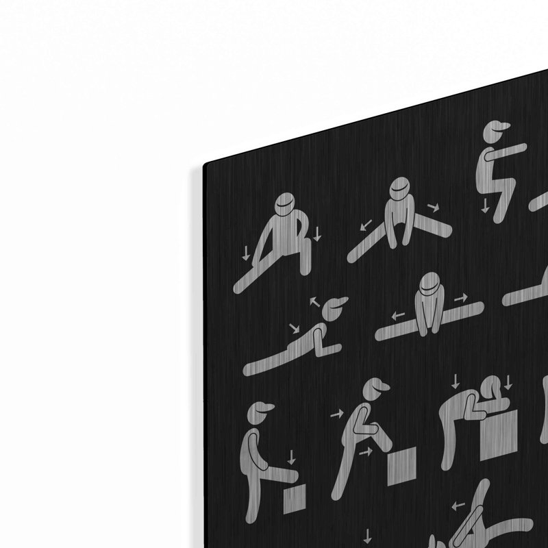 Workout par Graphinc - Impression sur toile non encadrée, H 24 po x l 16 po x P 0,13 po
