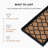 Eco-Friendly 14" x 24" Tan and Black Trellis Heavy-Duty Rubber Boot Tray with Raised Edge for Muddy Shoes, Garden Tools & Pet Supplies — Indoor/Outdoor-2126563561-2068099076