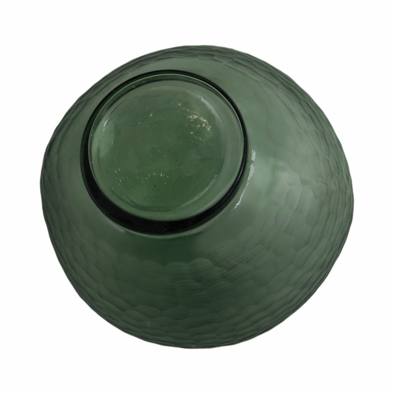 Bastia Handmade Glass Table Vase, Overall Height - 14"