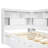 Twin Size Wood Daybed With Storage Shelves, USB And Trundle, White-757035018