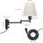 Swing Arm Wall Sconce Plug-in Wall Fixture Lamp