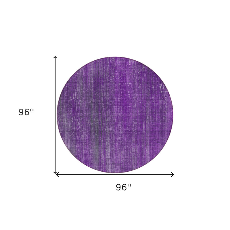 Tapis d'intérieur rond 8 po